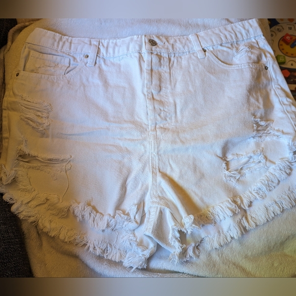 wild fable Pants - Wild Fable White Jeans Shorts